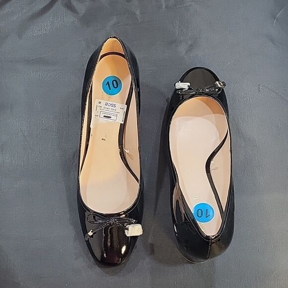 BRAND NEW KATE SPADE NEW YORK WOMEN'S BEV BOW PATENT LEATHER BLOCK HEEL - Picture 4 of 15